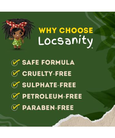 Locsanity Daily Moisturizing Spray for Dull Dry Locs Jumbo Size Passion Fruit Hair and Scalp Moisturizer for Dreadlocks Sisterlocks Microlocks Braids to Control Oil and Frizz (32 fl oz) 32 Fl Oz (Pack of 1) - Buy Online on GoSupps.com