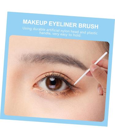 OHPHCALL 100pcs Disposable Eyeliner Brush Precise Eyeliner Brush Gel Eyeliner Brush Eyeliner 9x6.5cm White - Buy Online on GoSupps.com