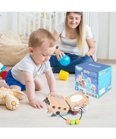Busy Board 15 in 1 for Toddlers | Montessori Activity Cube & Fidget Toys for 3+ Years | International Shipping - Buy Online on GoSupps.com