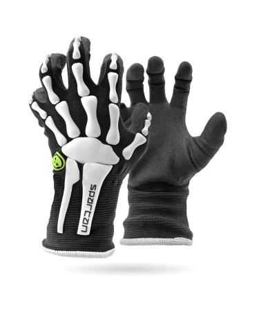Infamous Paintball Spartan Skeleton Bones Gloves - XL (10)