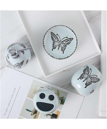 Bathroom soap dispenser handwash dispenser bottle/Bathroom Accessories Set Accesorios Para Ba o Ceramic Gift Contain Toothbrush Cup Soap Dispenser Soap Dish-pink-5 set (Color : Pink Size : 5 s 5 set Pink - Buy Online on GoSupps.com