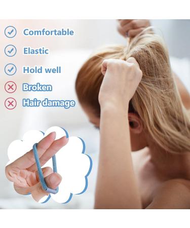 Yolev 20Pcs Boho Hair Ties Bracelet | Elastic Ponytail Holders for Women/Girls - Buy Online on GoSupps.com