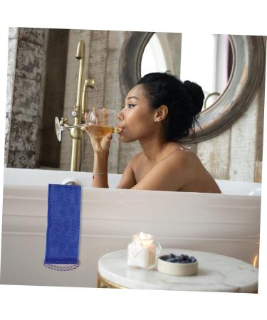 FRCOLOR 9 Pcs Drawstring Bath Towels & African Bathing Sponges - Exfoliating Shower & Body Scrubber for Ultimate Clean & Care - Buy Online on GoSupps.com