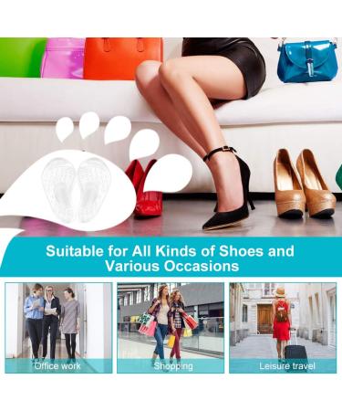 Haofy Gel Arch Support Insoles for Women - Flat Foot & Plantar Fasciitis Relief | High Arch Pads & Foot Comfort - Buy Online on GoSupps.com