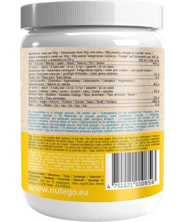 Nutego 100% Creamy Peanut Butter 1kg Natural no added sugar no added salt Plant protein source Vegan Argentina peanuts  - Buy Online on GoSupps.com