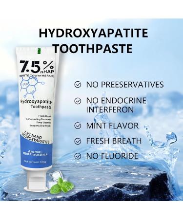 7.5% Hydroxyapatite Toothpaste for Advanced Enamel Protection Appropriate for Sensitive Teeth Gentle and Effective Formula Fresh Mint 4.23 OZ - Buy Online on GoSupps.com