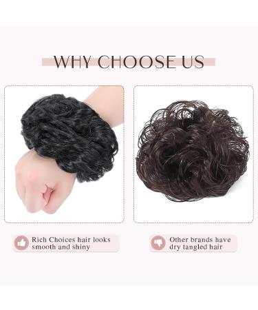 Buy Ashblond & Bleaching Blonde Hair Extensions - Interchangeable Ponytail & Hair Tie Dutt for Voluminous Updos | 45g Real Hair Quality - Buy Online on GoSupps.com