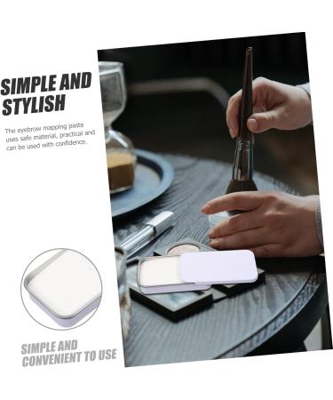 Didiseaon Positioning cream for eyebrow paint eyebrow makeup drawing paste brow Eyebrow positioning cream makeup tool Eyebrow design tool tools eyebrow cream white - Buy Online on GoSupps.com