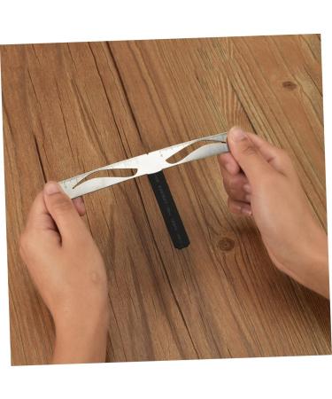 NOLITOY 1pc Eyebrow Tools Eyebrow Shaping Stencil Eyebrow Ruler Template Stainless Steel Positioning Ruler Size 1 As Shown - Buy Online on GoSupps.com