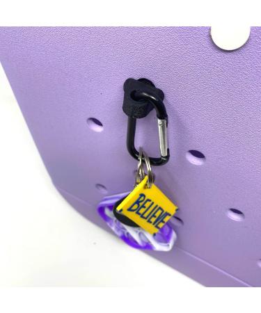 BOGLETS Carabiner Key Holder Charm for Bogg Bag - Black - Buy Online on GoSupps.com