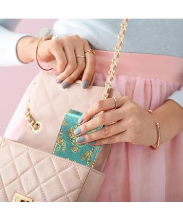 Travel Lipstick Organizer Case | Portable Makeup Bag with Mirror | Ethnic Style Golden Sea Turtle Design - Shop Internationally - Buy Online on GoSupps.com