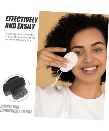 FRCOLOR Pack of 10 Double-Sided Facial Cleansing Brush Tool for Facial Cleansing Face Scrub Exfoliating Face Wash Makeup Remover Bathroom Supply Face Washer - Buy Online on GoSupps.com