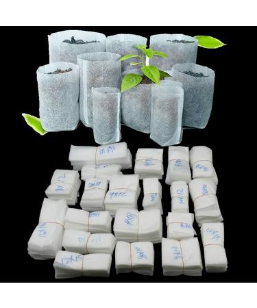 Saterkali Growing Bag Sturdy Breathable Portable Environment-Friendly Growing Bag for Gardening 20cm x 22cm