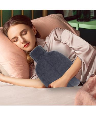 Uqtuko Electric-Free Foot Warmer - 2L Hot Water Bottle for Feet 2-in-1 Soft & Warm Foot Heater for Men & Women (Gray 38x32cm) - Ideal for Cozy Comfort Anywhere - Buy Online on GoSupps.com