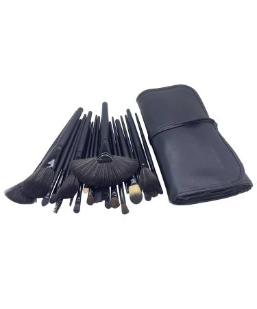 KanCai 24-Piece Natural Hair Makeup Brush Set with Case - Professional Quality for Flawless Application - Ships Worldwide - Buy Online on GoSupps.com