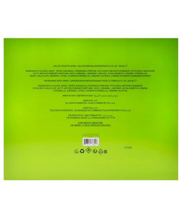 Fila Fresh Green for Men - 2 Pc Gift Set 3.4oz EDT Spray 8.4oz Body Spray - Buy Online on GoSupps.com