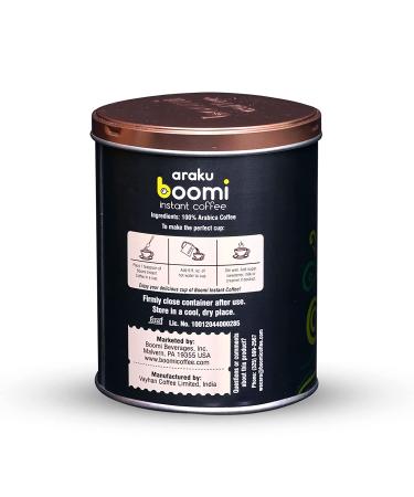 Araku Boomi Premium Instant Coffee 7oz - Medium Roast 100% Arabica Beans from Araku Valley - Naturally Caffeinated - Buy Online on GoSupps.com
