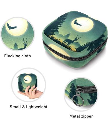 Women's Portable Period Kit - Wildlife Storage Pockets Stillpad Keeper | Eco-Friendly Feminine Bag for Girls - Buy Online on GoSupps.com