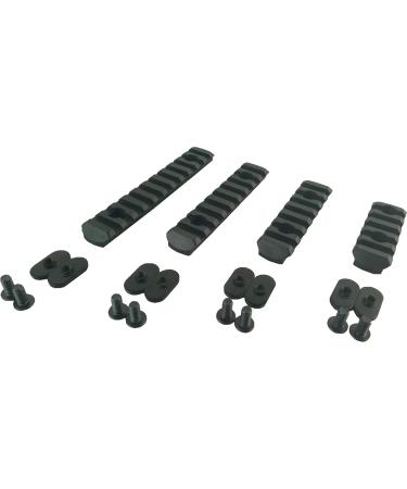 EEBUYTRONICS 4pcs Advanced Tactical Polymer Rail Sections Set for MOE Hand Guards - Black - Buy Online on GoSupps.com