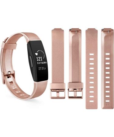 8 Pack Silicone Bands for Fitbit Inspire 2, HR, Ace 2 | Sport Adjustable Wristbands for Women Men | Small Size | Rose Gold/Champagne Gold - Buy Online on GoSupps.com