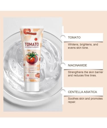 Nettoyant Visage La Tomate - Nettoyage En Profondeur Et Douceur Contr le Du S bum claircit Peau limine Les Impuret s Le Maquillage Convient Tous Types De(2PCS) - Buy Online on GoSupps.com