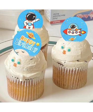 30pcs Space Astronaut Cupcake Toppers Outer Space Planet Party Supplies Birthday Decorations Rocket Astronaut Cupcake Decoration Baby Shower Boys Girls Birthday Party Cake Decorations Supplies - Buy Online on GoSupps.com