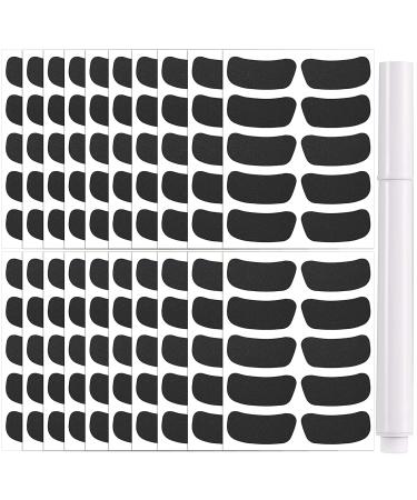 Sazoemao 200 Pairs Sports Eye Black Stickers for Kids,Eye Strips Sports Eye Stickers Breathable Eye Strips for Baseball Football Softball Lacrosse Fans on Game Day,with 1 White Pencil