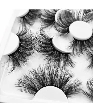 Ochilima 25mm Handmade 8D False Eyelashes - Long Soft Stripes 7 Pairs for Daring Makeup - Buy Online on GoSupps.com
