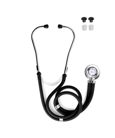 Primacare DS-9298 Black Stethoscope with Analog Watch | Convertible Sprague Rappaport | Essential First Aid Kits - International Shipping Available - Buy Online on GoSupps.com