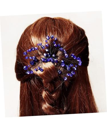 Beatifufu Bridal Wedding Comb Hair Insert Comb Bridal Hair Accessories Wedding Hair Comb Bridal Side Combs Women Hair Combs Blue Zircon Hair Comb Bride Wedding Headdress Bridal Headpieces - Buy Online on GoSupps.com