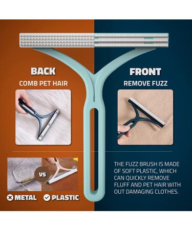 LIJIU Pet Hair Remover Roller 3 Pack - Reusable Roller, Sticky Lint Roller & Pet Hair Scraper for Cleaning Cat and Dog Hair on Furniture, Couch, Carpet, Bed and More - Buy Online on GoSupps.com
