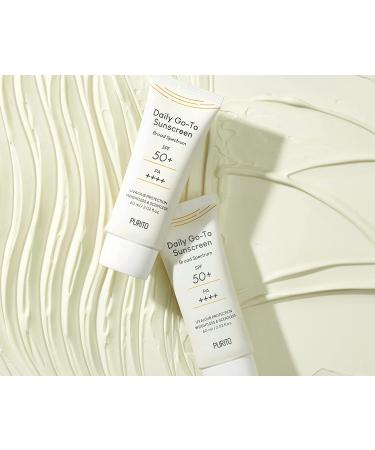 PURITO Daily Go-To Sunscreen 60ml SPF 50+ PA++++ | UVA/UVB Protection | Broad-Spectrum | Safe & Soothing Ingredients - Buy Online on GoSupps.com