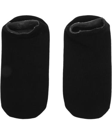 2 Pairs Foot Care Socks Deep Moisturizing Remove Cracked Skin Reusable Foot Gel Socks Black - Buy Online on GoSupps.com
