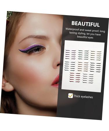 Outanaya 40 pairs Reusable Stickers Tools Makeup Eyelid Eyeliner Plastic Skin Eye Double Tapes Shadow - Buy Online on GoSupps.com