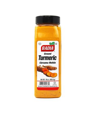 Badia Turmeric Ground 16 oz: Premium Quality Spice for Cooking and Health Benefits - Buy Online on GoSupps.com