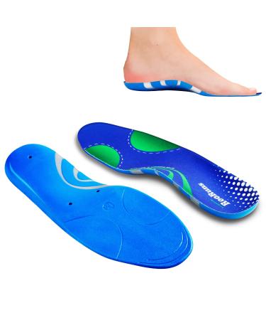 Arch Support Insoles for Women and Men Plantar Fasciitis Athletic Orthotic Shoe Inserts PU Shock Absorption High Arch Supports Inserts for Flat Feet Foot  Relieve Heel Pain and Arch Pain (S) S: (Men's 6-7.5 | Women's 7-8...