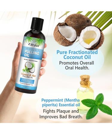 Buy 8 Fl.Oz Natural Coconut & Mint Oil Powder for Whitening & Fresh Breath | Non-Alcoholic Dental Care (2 PCs) - Buy Online on GoSupps.com