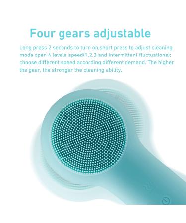 Facial Cleansing Brush for Men & Women - Rechargeable Electric Face Scrubber in Purple | Exfoliating and Deep Cleansing Face Brush - Buy Online on GoSupps.com