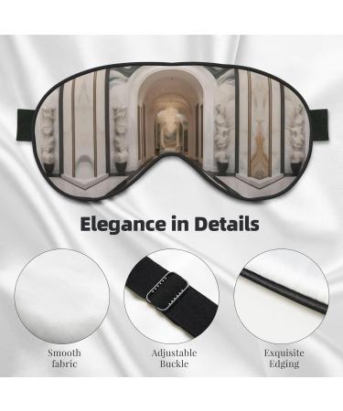 Marble Mural Print Ultra-Soft Eye Mask | Light-Blocking for Comfort & Restful Sleep - International Shipping - Buy Online on GoSupps.com