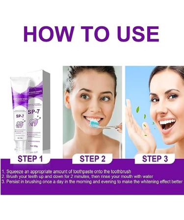 SP-7 Probiotic Whitening Toothpaste - Brightening Formula for Healthy Teeth & Gums | Fresh Breath - 1PC - Buy Online on GoSupps.com