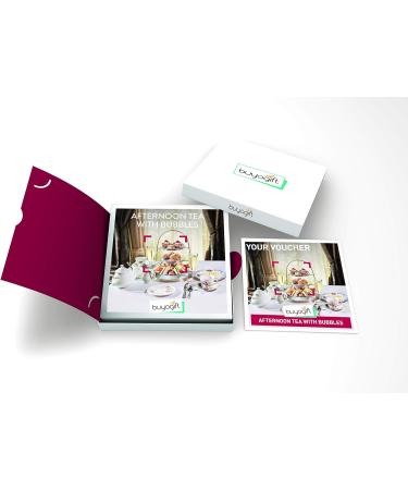 Buyagift Afternoon Tea with Bubbles Gift Experiences Box - 320 traditional afternoon tea experiences with fizz - Buy Online on GoSupps.com