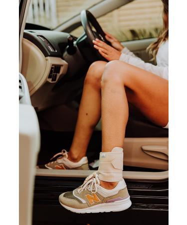 DOSH AFO Foot Drop Brace - Ankle Foot Orthosis for Walking With Shoes - Beige Drop Foot Brace for Improved Mobility - Buy Online on GoSupps.com