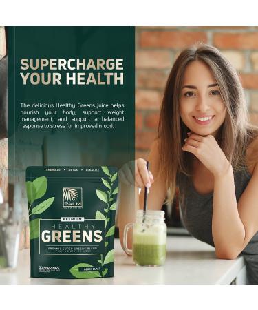 Organic Superfood Powder (Berry Blast) - Premium Blend with Ashwagandha, Spirulina & Antioxidants for Energy, Detox & Alkalizing | Healthy Greens Drink | 30 Servings - Buy Online on GoSupps.com