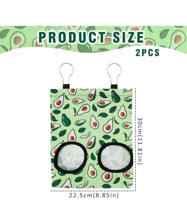 2 Pcs Rabbit Hay Feeder Hanging Hay Feeding Bag Hay Feeder Guinea Pig Storage Racks with 2 Holes Rabbit Hay Bags Pet Food Bags for Chinchilla Dutch Pig Mole (Small) - Buy Online on GoSupps.com