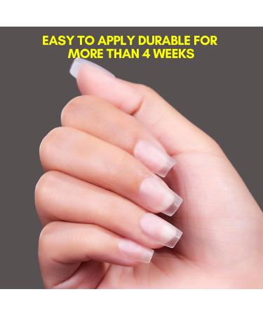 Makartt Coffin Nails Tips Extra Short 360 PCS - Pre-buffed Soft Gel Full Cover 15 Sizes, Ballerina Fake Nails for Nail Extension - Clear Press On, Soak Off Gelly Tips - Nail Supplies - Buy Online on GoSupps.com