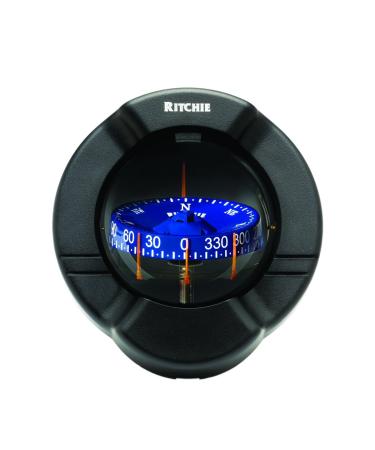 Ritchie Navagation SR-2-1 Venture Bulkhead Mount Compass-CombiDial Black