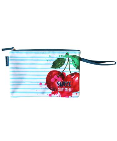 House and decoration bikini wetbag waterproof bathing bag bikini bag in 3 summer designs nast pockets for on the go swimming bag for vacation beach swimming pool blue