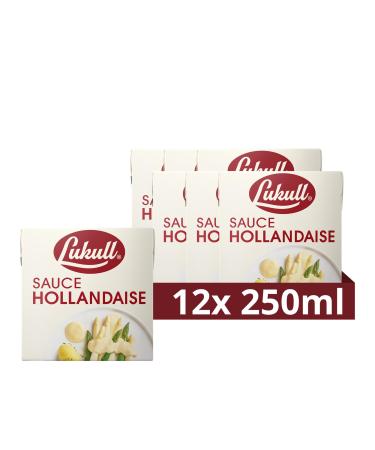 Lukull Sauce Lukull Hollandaise particularly creamy sauce for asparagus vegetables meat and fish 250 ml ready-to-serve sauce 12 pieces