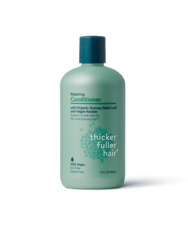 Thicker Hair Care Thicker Fuller Hair Repairing Conditioner  12 Oz  Green (819933011744)