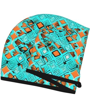 Buy Turquoise Wonders Coral Velvet Dry Hair Cap | Quick-Dry Hair Towel Wrap for Travel & Home - Ideal for Men & Women - Buy Online on GoSupps.com